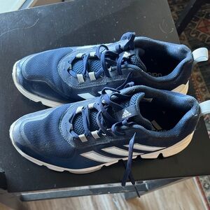 Adidas Men’s Blue and White Sneakers